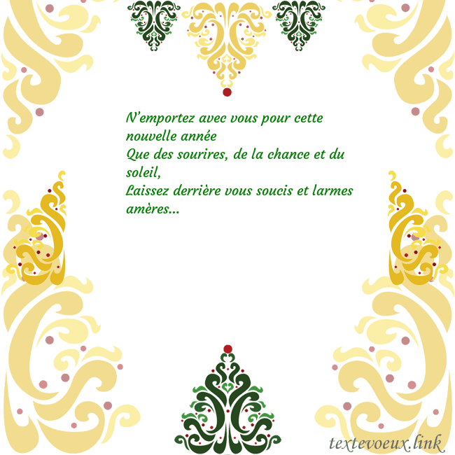 Carte de vœux avec des décorations de Noël