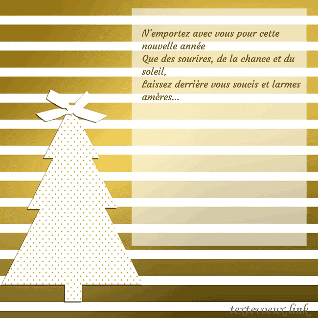 Carte postale étincelante d'or avec sapin de Noël N’emportez avec vous pour cette nouvelle année
Qu Carte postale étincelante d'or avec sapin de Noël
