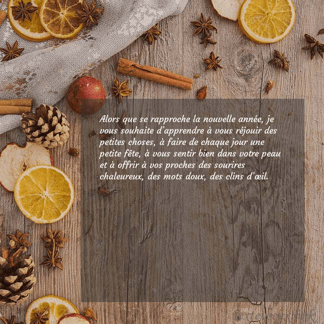 Une carte postale qui sent bon Noël Alors que se rapproche la nouvelle année, je vous Une carte postale qui sent bon Noël