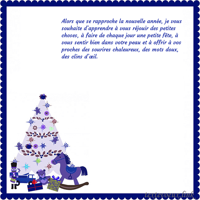 Carte du Nouvel An avec un arbre de Noël et un Casse-Noisette Alors que se rapproche la nouvelle année, je vous Carte du Nouvel An avec un arbre de Noël et un Casse-Noisette