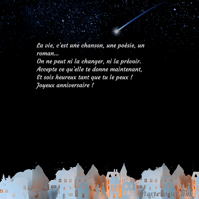 Carte postale avec une comète