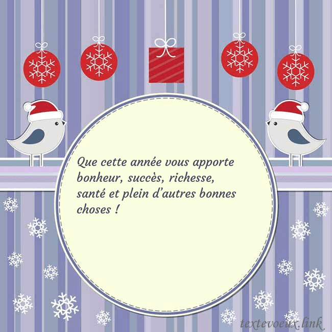 Cartes de vœux avec des oiseaux de Noël