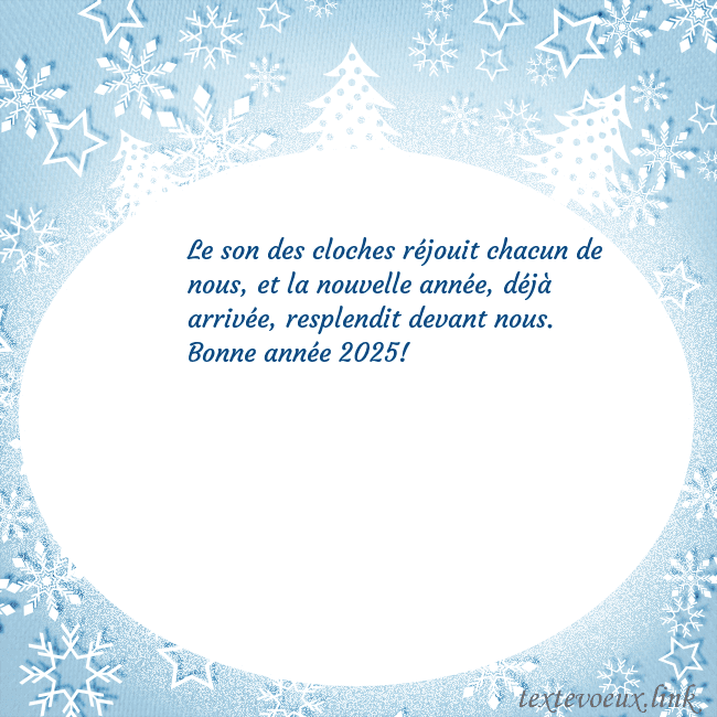 Carte de Noël avec des arbres de Noël blancs et des flocons de neige