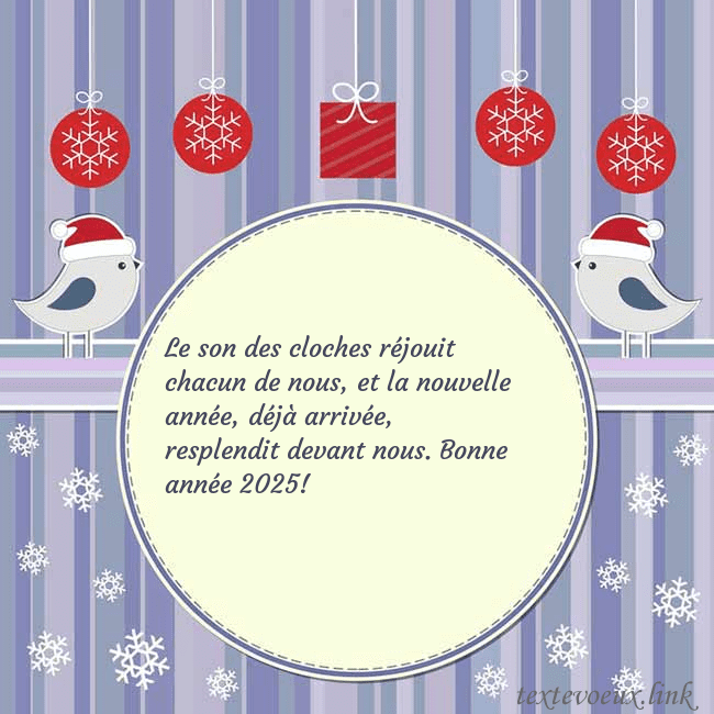 Cartes de vœux avec des oiseaux de Noël