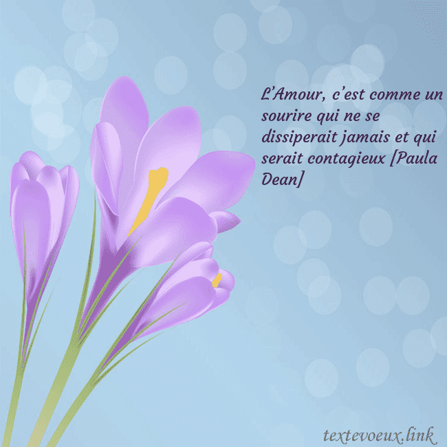 Cartes de vœux avec crocus
