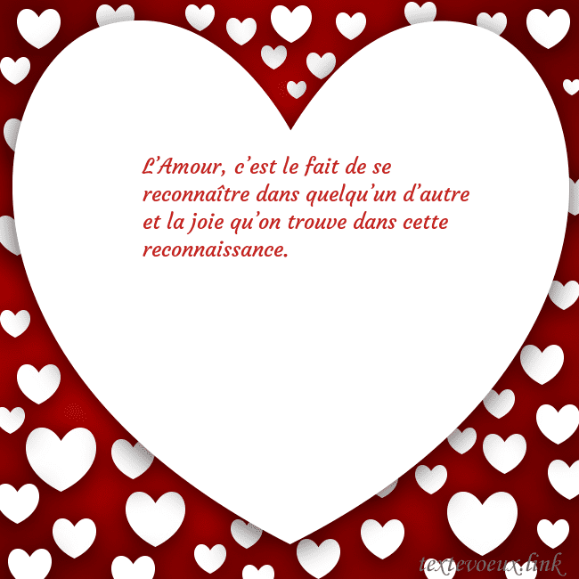 Carte de vœux au grand coeur