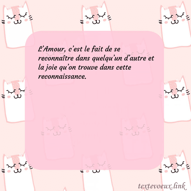 Carte de voeux rose avec des chats drôles
