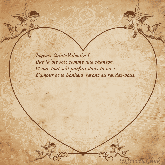 Valentinas8 Joyeuse Saint-Valentin !
Que la vie soit comme un Valentinas8
