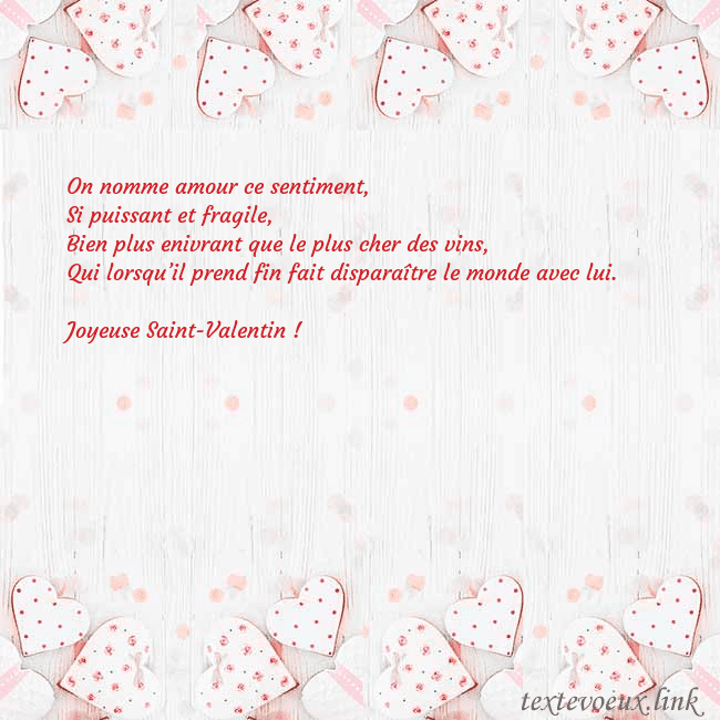 Carte de vœux avec coeurs blancs On nomme amour ce sentiment,
Si puissant et fragil Carte de vœux avec coeurs blancs