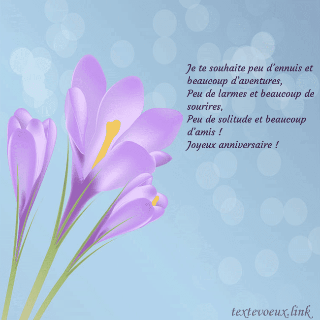 Cartes de vœux avec crocus