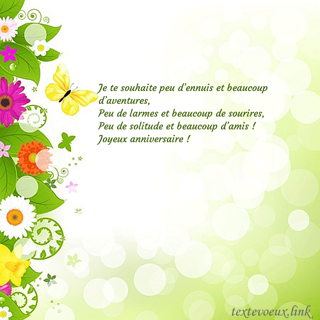 Cartes de vœux avec des fleurs et des papillons colorés
