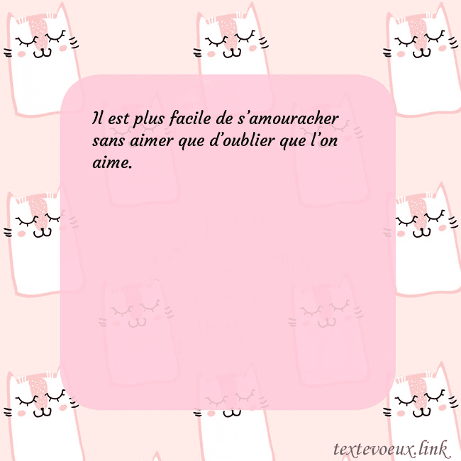 Carte de voeux rose avec des chats drôles