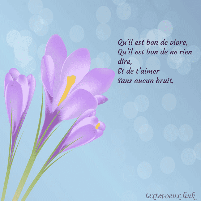 Cartes de vœux avec crocus