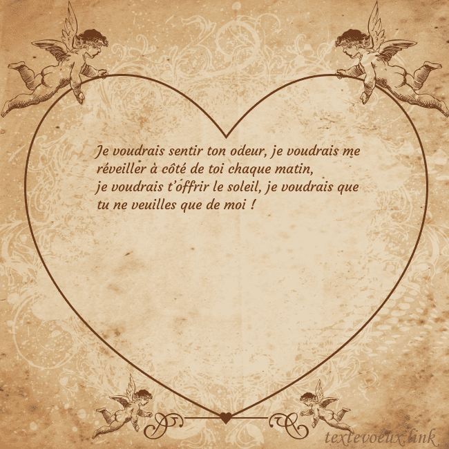 Valentinas8 Je voudrais sentir ton odeur, je voudrais me révei Valentinas8