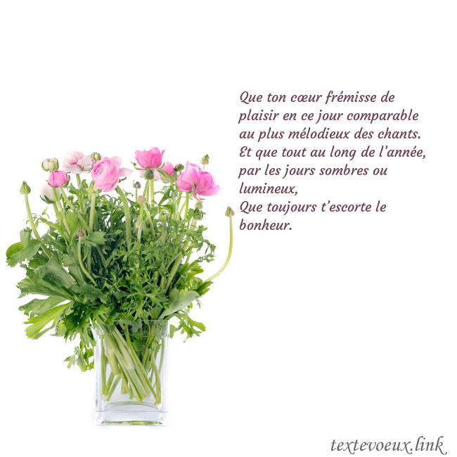 Cartes de vœux avec des fleurs dans un vase