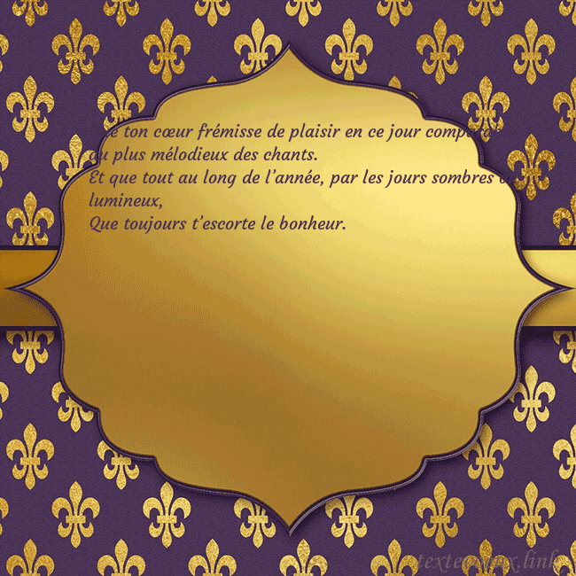 Carte de voeux violette sérieuse