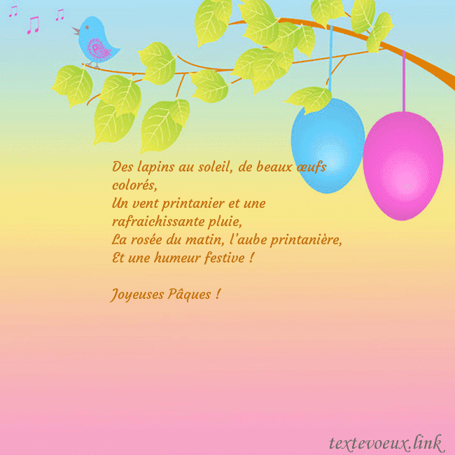 Salutations de Pâques