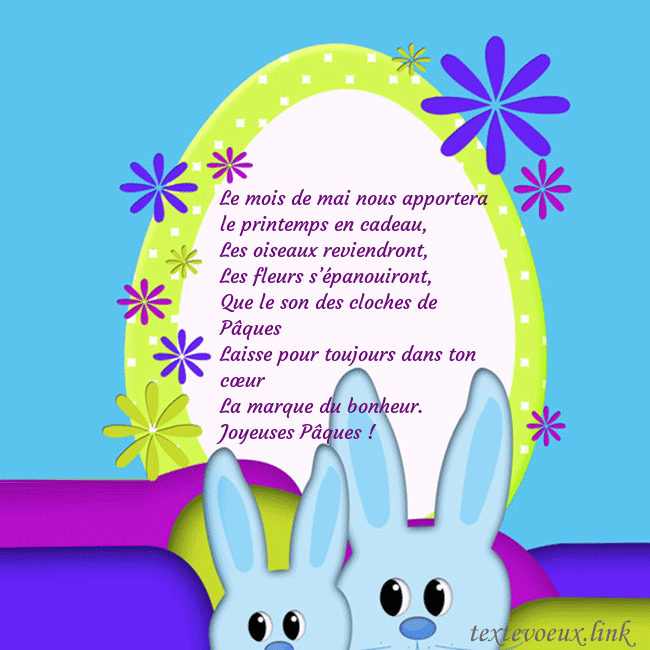 deux lapins de pâques