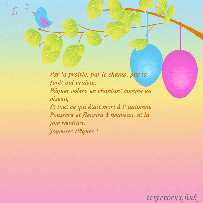 Salutations de Pâques