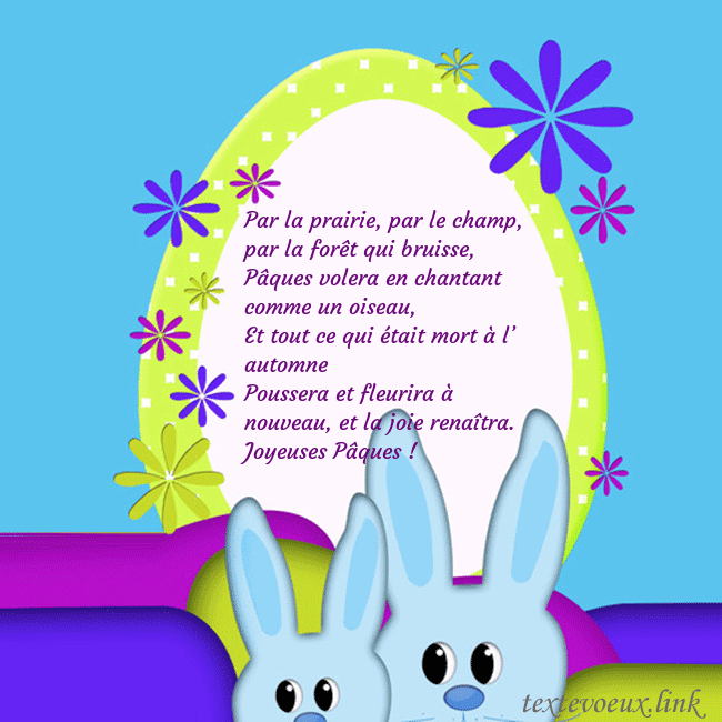 deux lapins de pâques