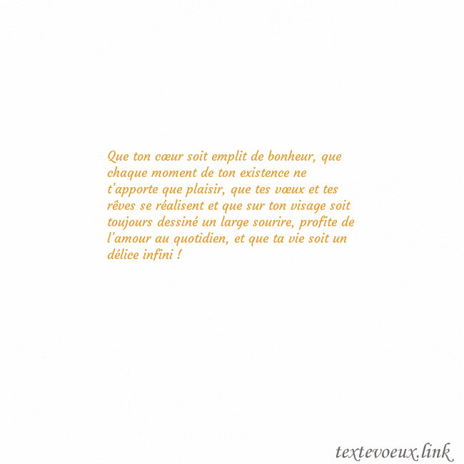 E-Carte avec coeur doré animé