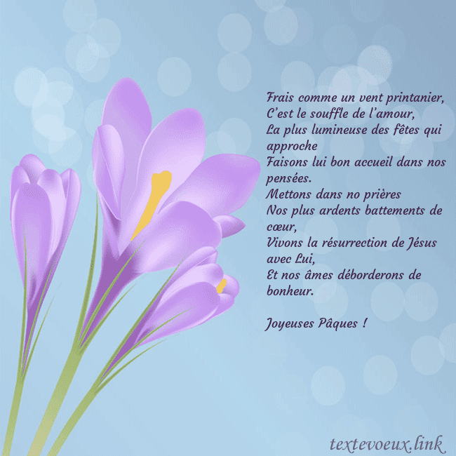 Cartes de vœux avec crocus