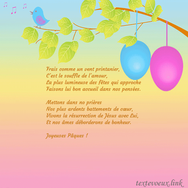 Salutations de Pâques