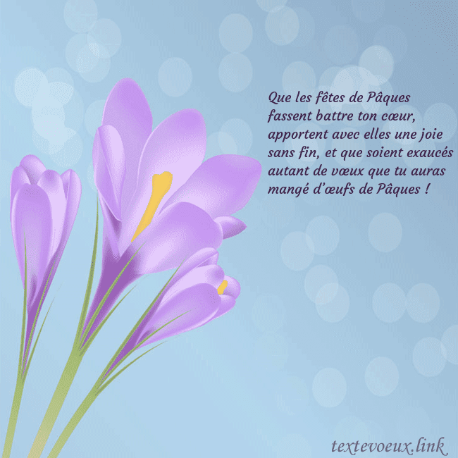 Cartes de vœux avec crocus