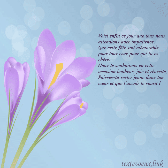 Cartes de vœux avec crocus