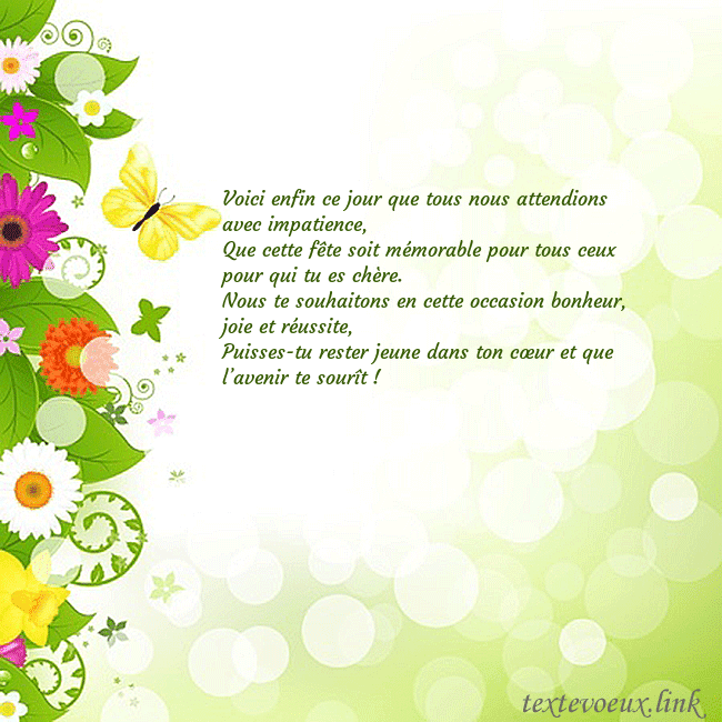 Cartes de vœux avec des fleurs et des papillons colorés