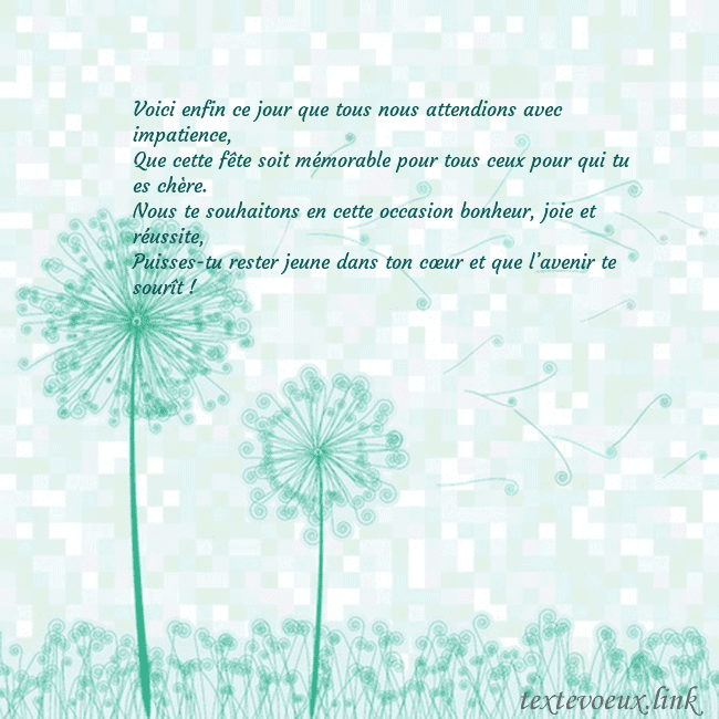 Carte de vœux avec laiteron