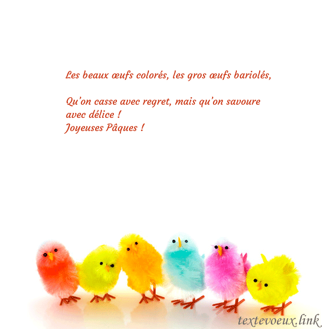 poulets colorés