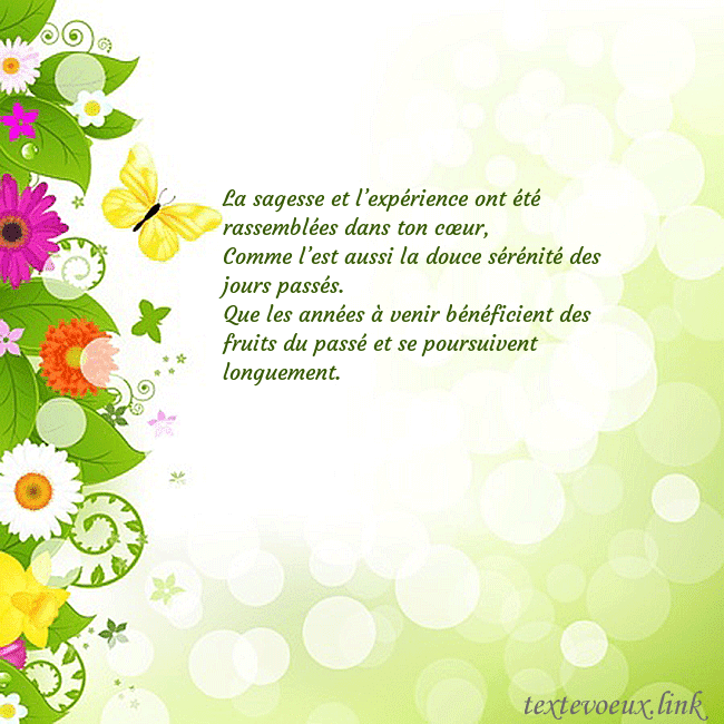 Cartes de vœux avec des fleurs et des papillons colorés