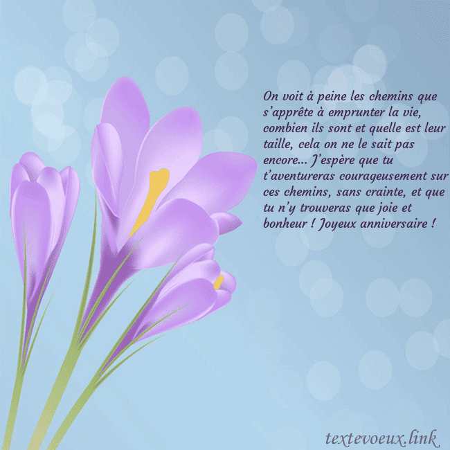 Cartes de vœux avec crocus