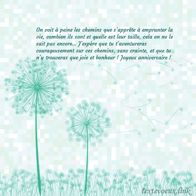 Carte de vœux avec laiteron