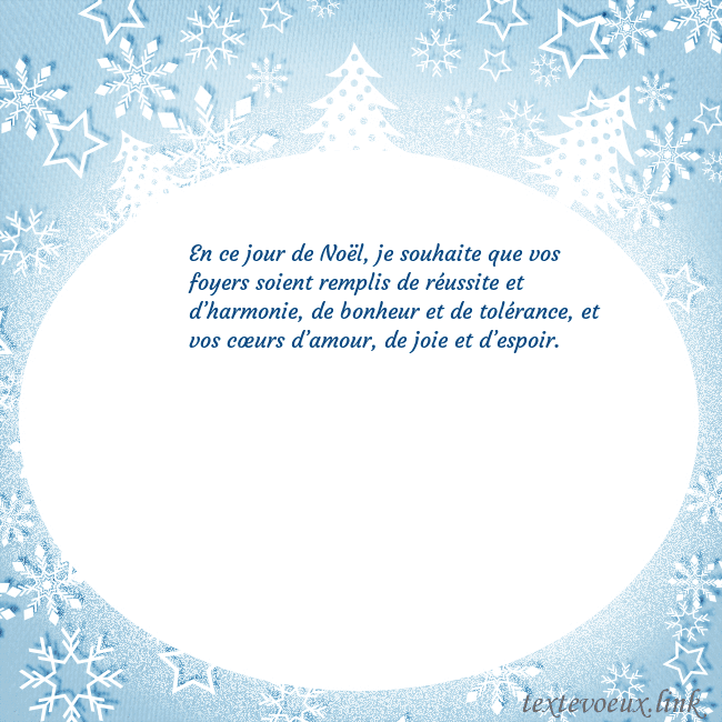 Carte de Noël avec des arbres de Noël blancs et des flocons de neige