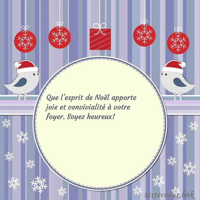 Cartes de vœux avec des oiseaux de Noël