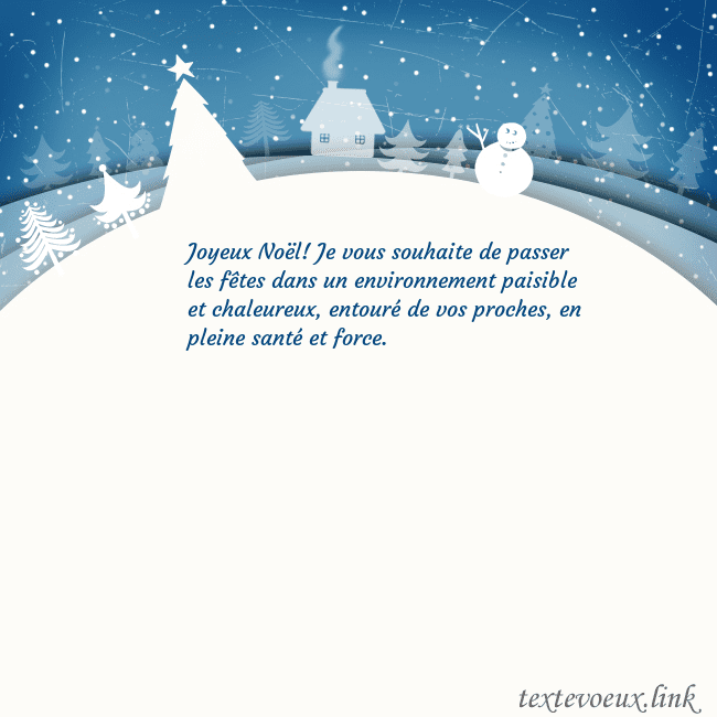 Carte de vœux avec ville blanche