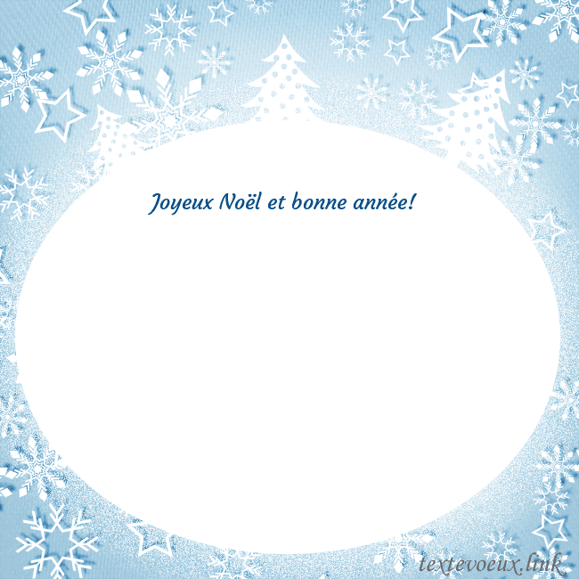 Carte de Noël avec des arbres de Noël blancs et des flocons de neige