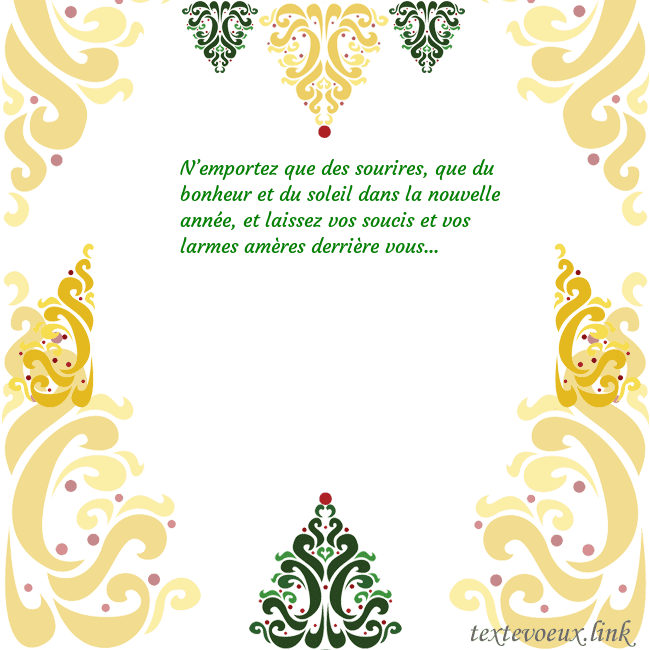 Carte de vœux avec des décorations de Noël