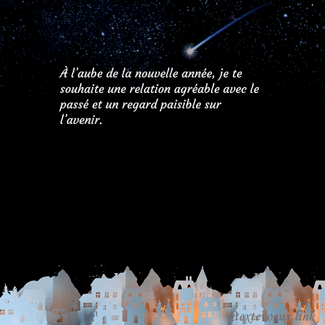 Carte postale avec une comète