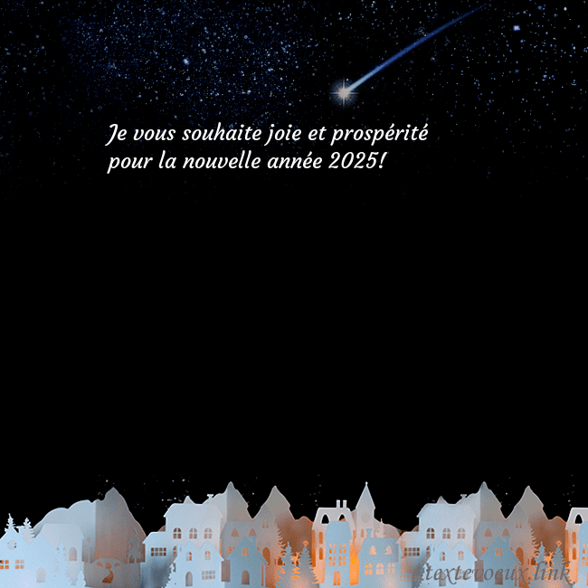 Carte postale avec une comète