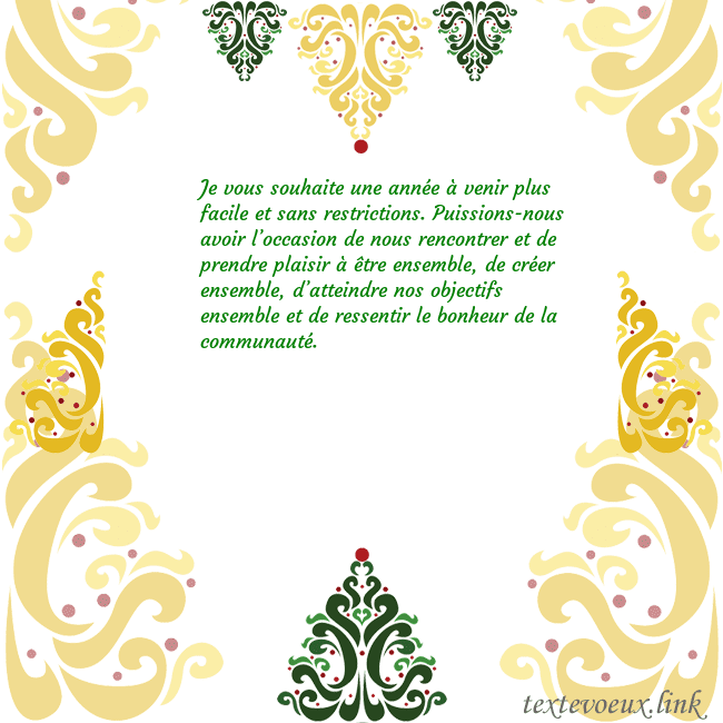 Carte de vœux avec des décorations de Noël