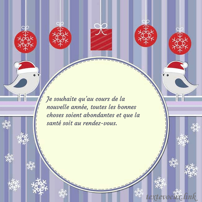 Cartes de vœux avec des oiseaux de Noël
