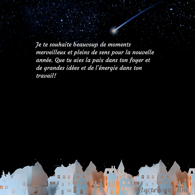 Carte postale avec une comète