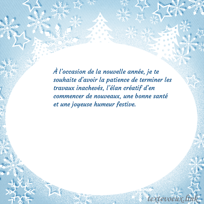 Carte de Noël avec des arbres de Noël blancs et des flocons de neige À l’occasion de la nouvelle année, je te souhaite Carte de Noël avec des arbres de Noël blancs et des flocons de neige