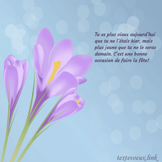 Cartes de vœux avec crocus