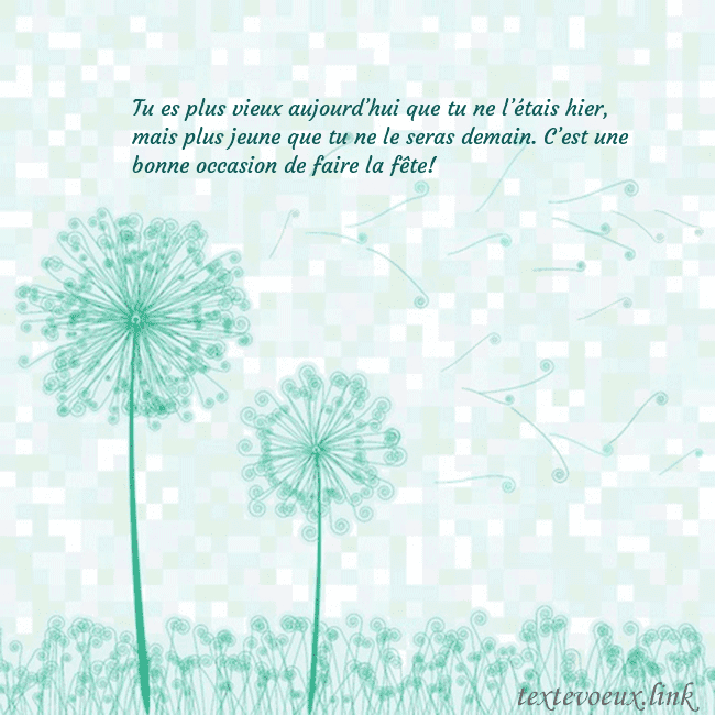 Carte de vœux avec laiteron