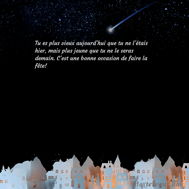 Carte postale avec une comète