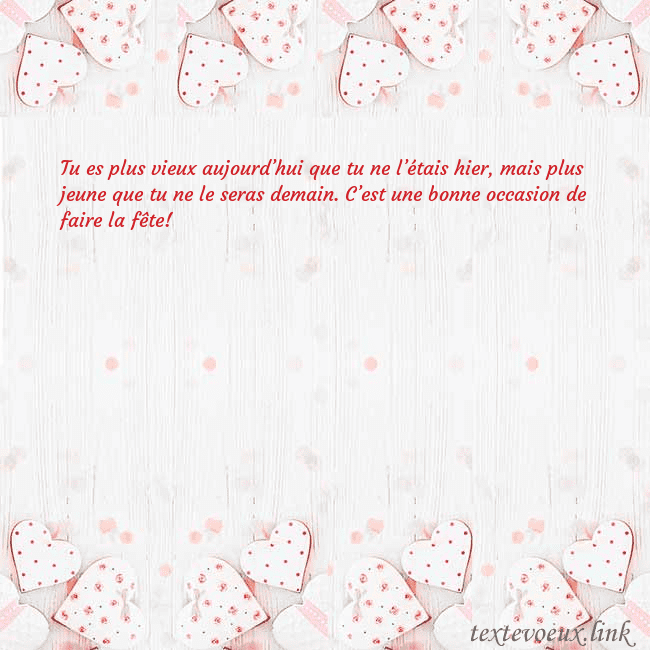 Carte de vœux avec coeurs blancs